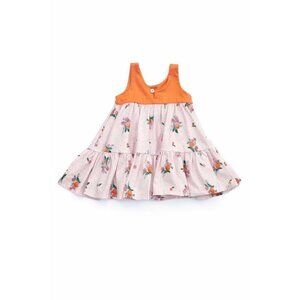 Omi Jo by Well Dressed Wolf 6 NWT Sweet Oranges Blush Tunic Dress Top